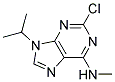 2-chloro-N-methyl-9-(1-methylethyl)-9H-purin-6-amine 结构式