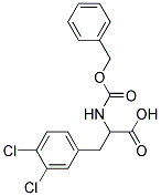 2-{[(benzyloxy)carbonyl]amino}-3-(3,4-dichlorophenyl)propanoic acid 结构式