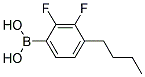 2,3-difluoro-4-n-butylphenylboronic acid 结构式