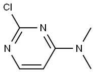 2-chloro-N,N-dimethylpyrimidin-4-amine 结构式