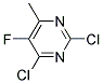 2,4-dichloro-5-fluoro-6-methylpyrimidine 结构式