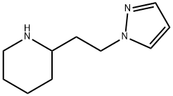 2-[2-(1H-pyrazol-1-yl)ethyl]piperidine 结构式