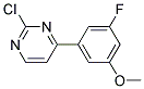 2-Chloro-4-(3-fluoro-5-methoxy-phenyl)-pyrimidine 结构式