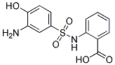 2-(3'-AMINO-4'-HYDROXY BENZENE SULFONAMIDO) BENZOIC ACID 结构式