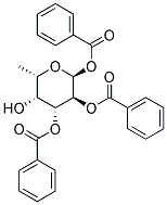 1,2,3-TRI-O-BENZOYL-ALPHA-L-FUCOPYRANOSE 结构式