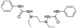 1,1'-ETHYLENEBIS(1-ETHYL-4-PHENYLSEMICARBAZIDE) 结构式