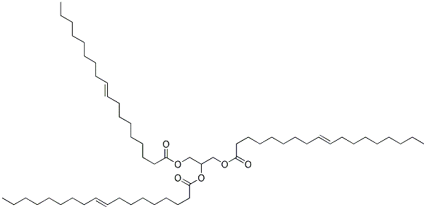 1,2,3-PROPANETRIYLTRIS(TRANS-9-OCTADECENOATE) 结构式