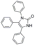 1,4,5-TRIPHENYL-4-IMIDAZOLIN-2-ONE 结构式