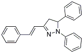 1,5-DIPHENYL-3-STYRYL-2-PYRAZOLINE 结构式