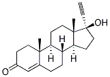 17B-HYDROXY-17A-PREGN-4-EN-20-YN-3-ONE 结构式