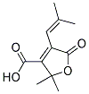 2,2-DIMETHYL-4-(2-METHYL-1-PROPENYL)-5-OXO-2,5-DIHYDRO-3-FURANCARBOXYLICACID 结构式