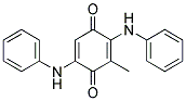 2,5-DIANILINO-3-METHYL-P-BENZOQUINONE 结构式