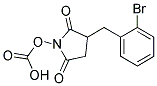 2-BROMOBENZYLSUCCINIMIDOCARBONATE 结构式