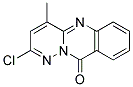 2-CHLORO-4-METHYLPYRIDAZINO(6,1-B)QUINAZOLIN-10-ONE 结构式