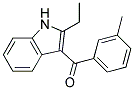 2-ETHYL-3-(M-TOLUOYL)INDOLE 结构式