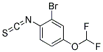 2-Bromo-4-(difluoromethoxy)phenylisothiocyanate 结构式