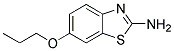 2-Amino-6-propoxybenzothiazole 结构式