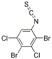 2,4-Dibromo-3,5-dichlorophenylisothiocyanate 结构式