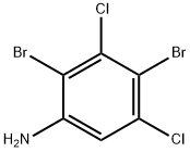 2,4-二溴-3,5-二氯苯胺 结构式