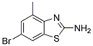 2-Amino-6-bromo-4-methylbenzothiazole 结构式