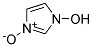 1-Hydroxy-1H-imidazole-3-ium-3-olate 结构式