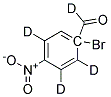 1-BROMO-4-NITROBENZALDEHYDE-D4 结构式