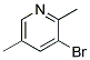 2-氨基-3-溴-5-甲基吡啶 结构式