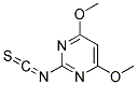 2-ISOTHIOCYANATO-4,6-DIMETHOXYPYRIMIDINE 结构式