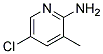 2-AMINO-3-METHYL-5-CHLOROPYRIDINE 结构式