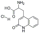 2-AMINO-3-(1,2-DIHYDRO-2-OXOQUINOLINE-4-YL)-PROPIONIC ACID HYDROCHLORIDE 结构式