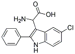 2-AMINO-2-(5-CHLORO-2-PHENYL-1H-INDOL-3-YL)ACETIC ACID 结构式