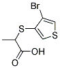 2-[(4-BROMO-3-THIENYL)THIO]-PROPANOIC ACID 结构式