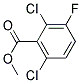 2,6-二氯-3-氟苯甲酸甲酯 结构式