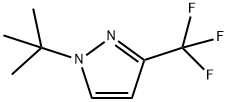 1-TERT-BUTYL-3-(TRIFLUOROMETHYL)-1H-PYRAZOLE 结构式