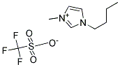 1-N-BUTYL-3-METHYLIMIDAZOLIUM TRIFLUOROMETHANESULPHONATE 结构式