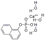 1-NAPHTHYL PHOSPHATE CALCIUM TRIHYDRATE 结构式