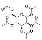 1,2,3,4,6-PENTA-O-ACETYL-A,-D-MANNOPYRANOSE 结构式