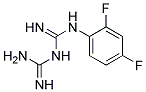 1-(2,4-DIFLUOROPHENYL)BIGUANIDE 结构式