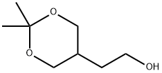 2-(2,2-二甲基-1,3-二噁烷-5-基)乙醇 结构式