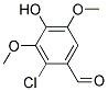 2-CHLOROSYRINGALDEHYDE 结构式