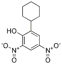 2-CYCLOHEXYL-4,6-DINITROPHENOL SOLUTION 1000UG/ML IN ISOPROPANOL 5X1ML 结构式