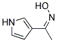 1-(1H-PYRROL-3-YL)ETHAN-1-ONE OXIME, TECH 结构式