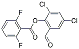 2,4-DICHLORO-6-FORMYLPHENYL 2,6-DIFLUOROBENZOATE, TECH 结构式
