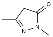 1,3-DIMETHYL-4,5-DIHYDRO-1H-PYRAZOL-5-ONE, TECH 结构式