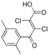 2,3-DICHLORO-4-(2,5-DIMETHYLPHENYL)-4-OXOBUT-2-ENOIC ACID, TECH 结构式