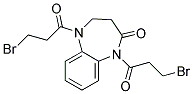 1,5-DI(3-BROMOPROPANOYL)-2,3,4,5-TETRAHYDRO-1H-1,5-BENZODIAZEPIN-2-ONE, TECH 结构式