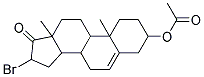 16-BROMO-10,13-DIMETHYL-17-OXO-2,3,4,7,8,9,10,11,12,13,14,15,16,17-TETRADEC AHYDRO-1H-CYCLOPENTA[A]PHENANTHREN-3-YL ACETATE 结构式