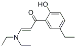 1-(5-Ethyl-2-hydroxyphenyl)-3-(diethylamino)-2-propen-1-one 结构式
