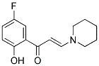 (2E)-1-(5-Fluoro-2-hydroxyphenyl)-3-piperidin-1-ylprop-2-en-1-one 结构式