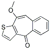 10-METHOXY-4H-BENZO[4,5]CYCLOHEPTA[1,2-B]THIOPHEN-4-ONE 结构式